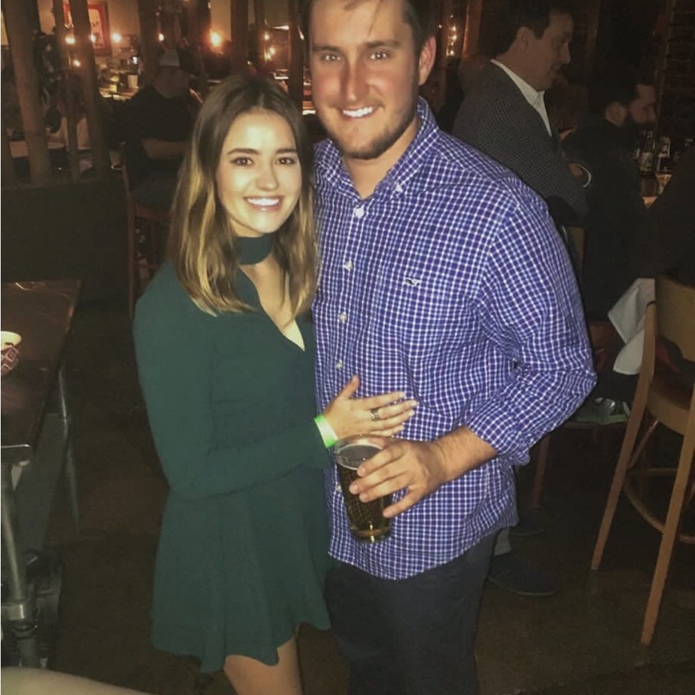 Hunter green romper